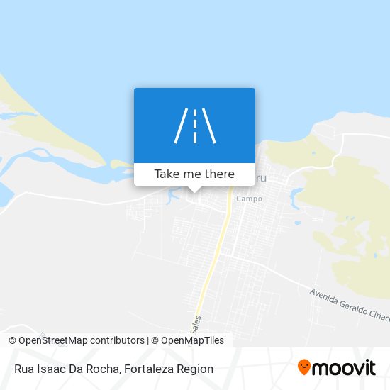 Mapa Rua Isaac Da Rocha