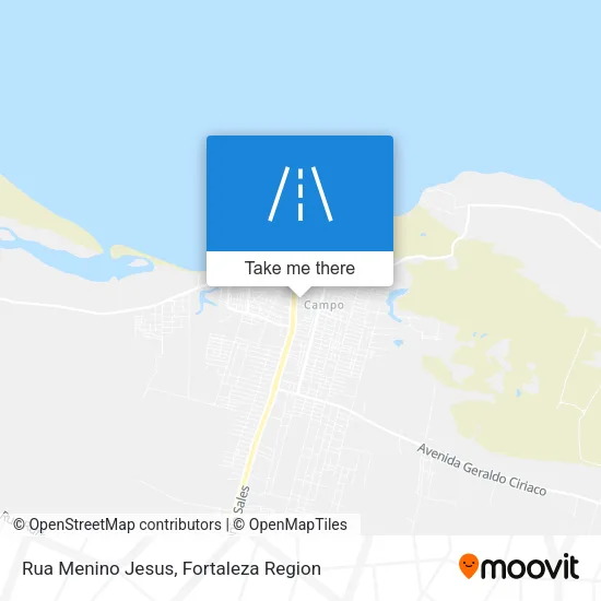 Rua Menino Jesus map