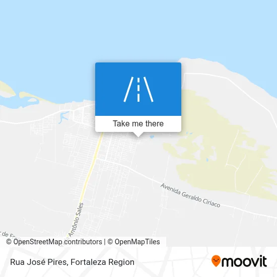 Rua José Pires map