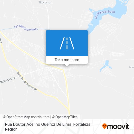 Rua Doutor Acelino Queiroz De Lima map