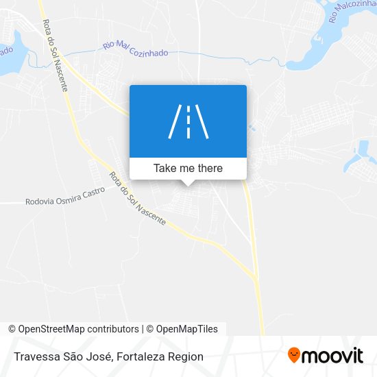 Travessa São José map