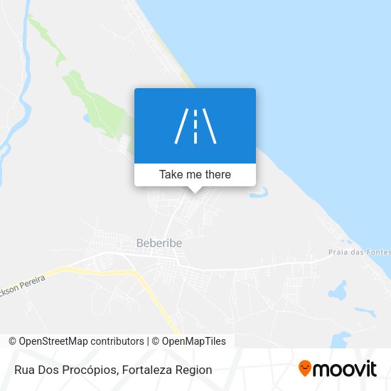 Rua Dos Procópios map
