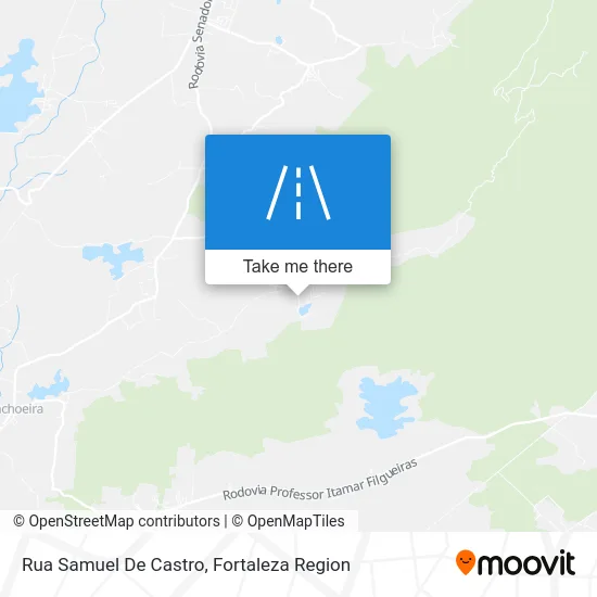 Rua Samuel De Castro map