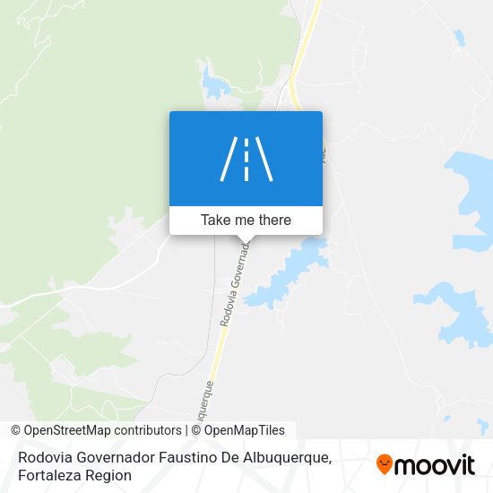 Rodovia Governador Faustino De Albuquerque map