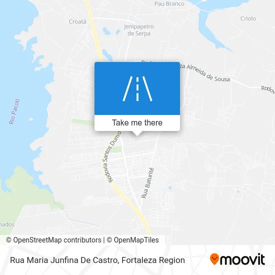 Rua Maria Junfina De Castro map