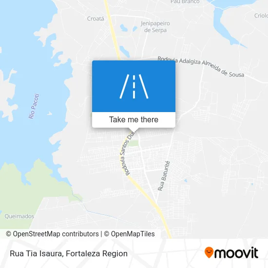 Rua Tia Isaura map