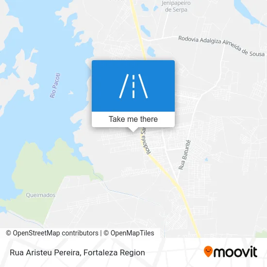 Rua Aristeu Pereira map