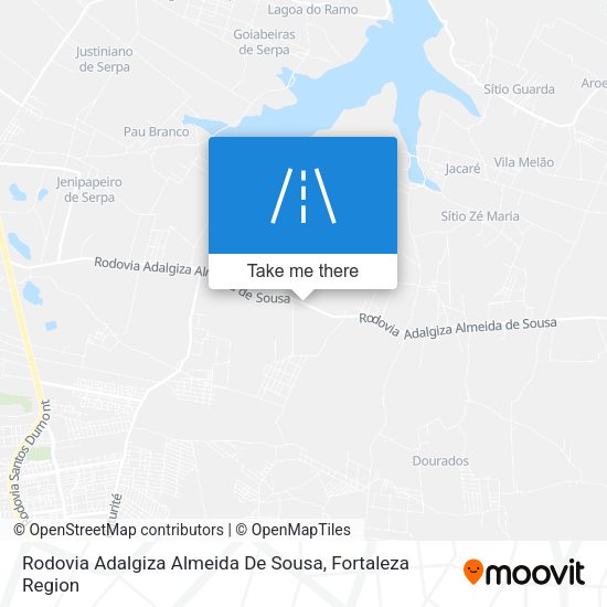 Rodovia Adalgiza Almeida De Sousa map