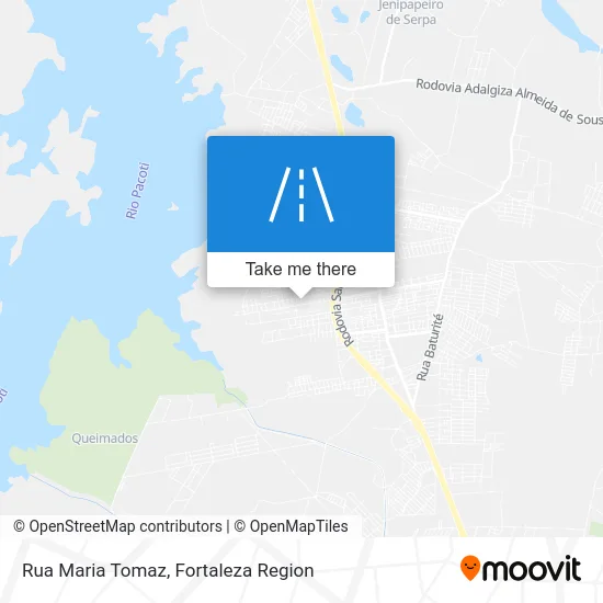 Rua Maria Tomaz map