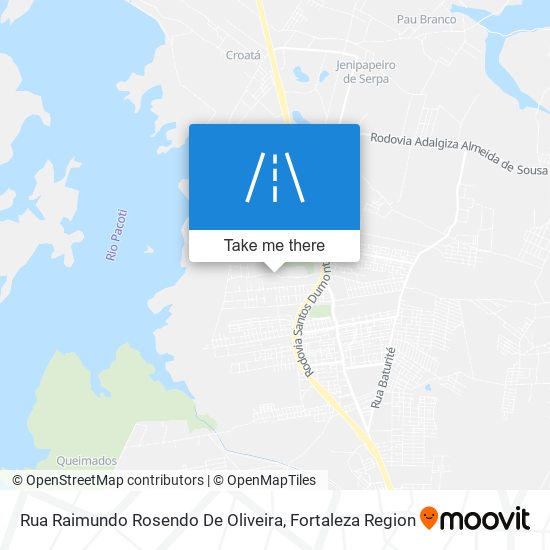 Rua Raimundo Rosendo De Oliveira map