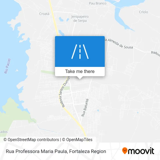Rua Professora Maria Paula map