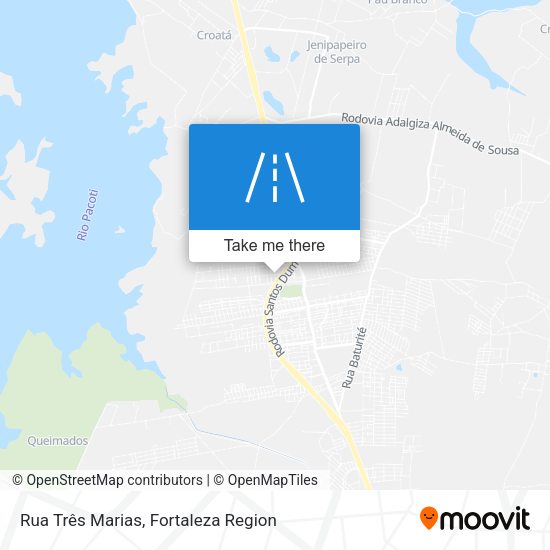 Rua Três Marias map