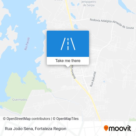 Rua João Sena map