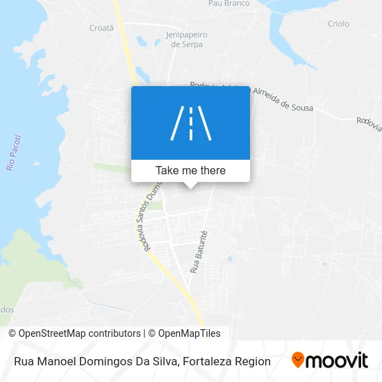 Rua Manoel Domingos Da Silva map