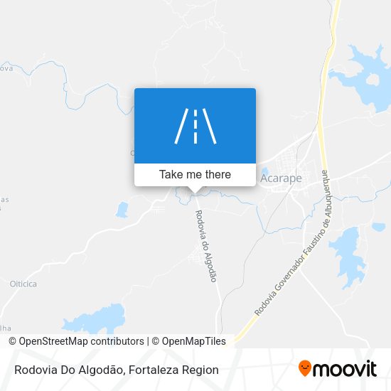 Rodovia Do Algodão map