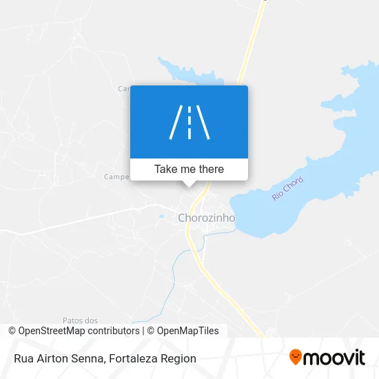 Rua Airton Senna map