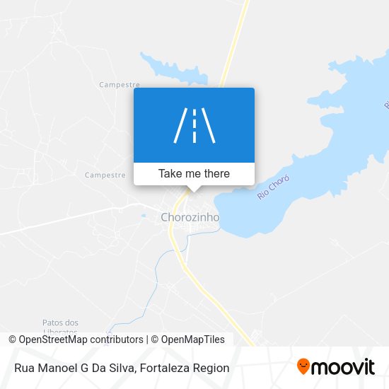 Rua Manoel G Da Silva map