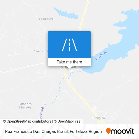 Rua Francisco Das Chagas Brasil map