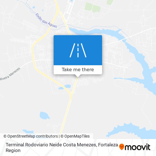 Mapa Terminal Rodoviario Neide Costa Menezes