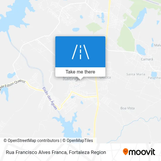 Rua Francisco Alves Franca map