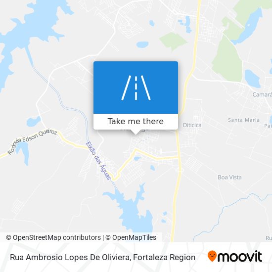 Mapa Rua Ambrosio Lopes De Oliviera