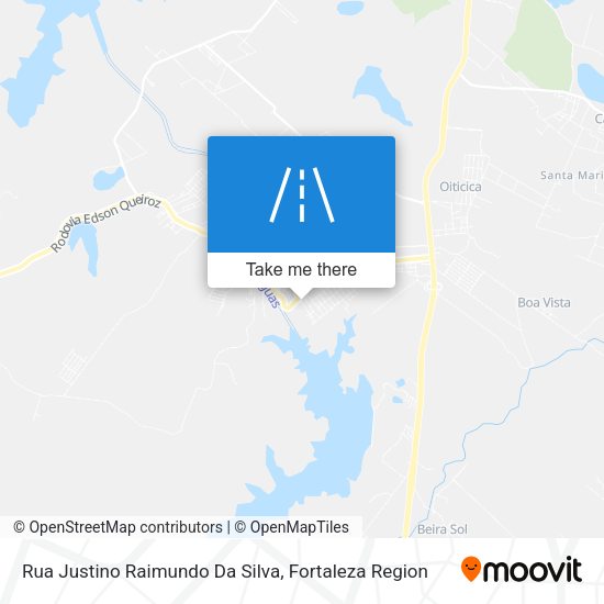 Rua Justino Raimundo Da Silva map