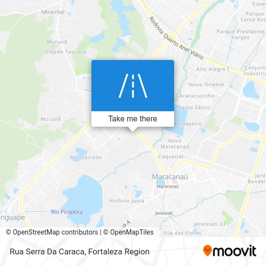 Rua Serra Da Caraca map