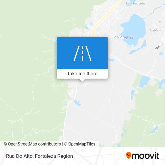 Rua Do Alto map