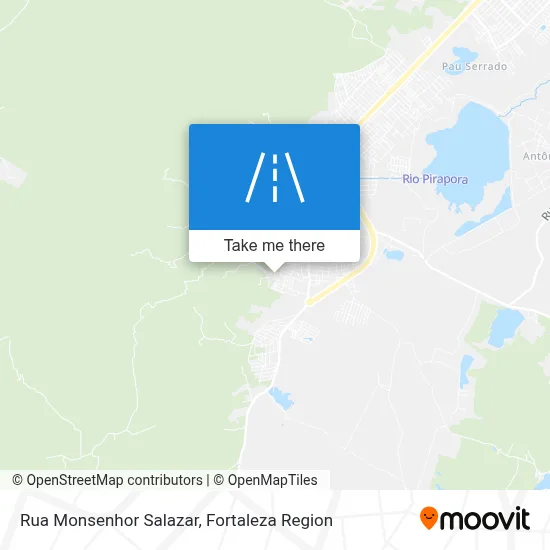 Rua Monsenhor Salazar map