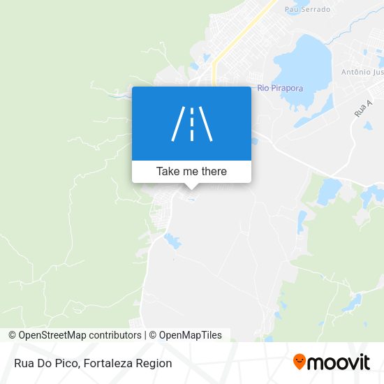 Rua Do Pico map