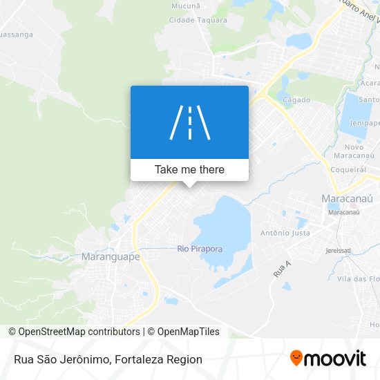 Rua São Jerônimo map