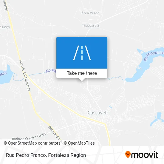 Rua Pedro Franco map