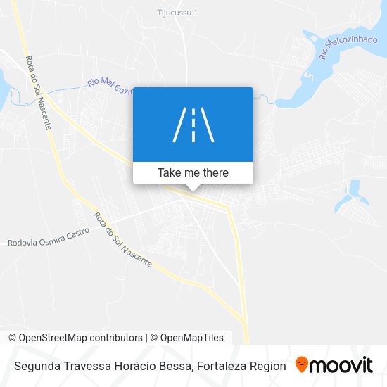 Segunda Travessa Horácio Bessa map