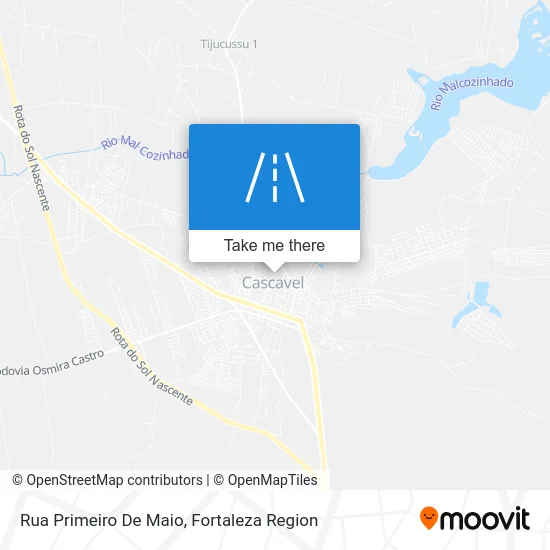 Rua Primeiro De Maio map
