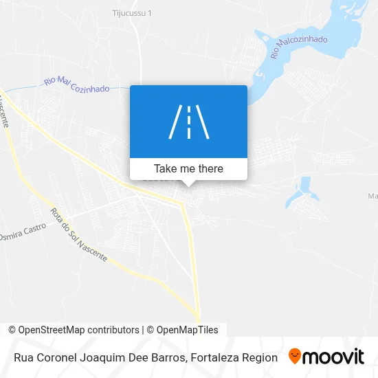 Rua Coronel Joaquim Dee Barros map
