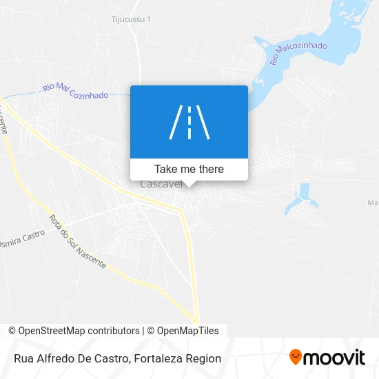 Rua Alfredo De Castro map
