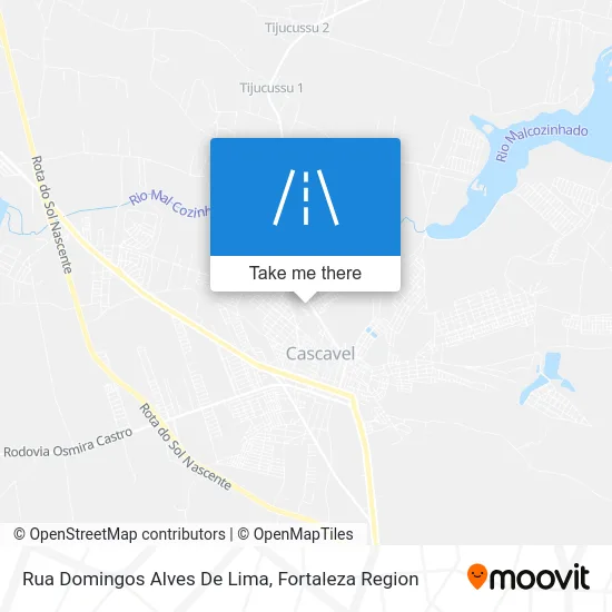 Rua Domingos Alves De Lima map