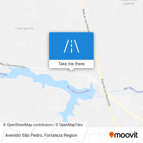Avenido São Pedro map