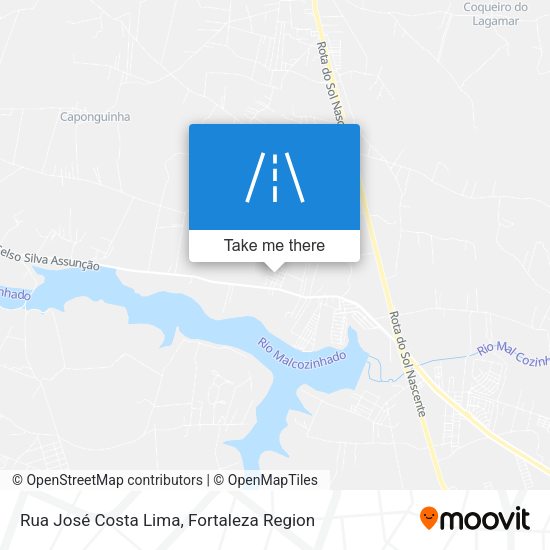 Rua José Costa Lima map