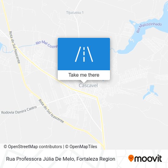 Rua Professora Júlia De Melo map