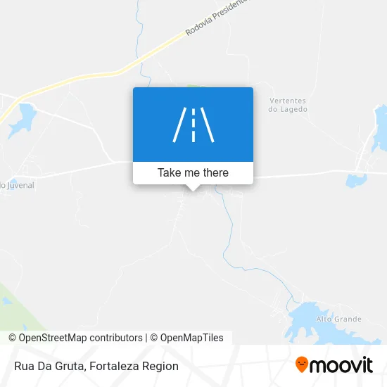 Rua Da Gruta map