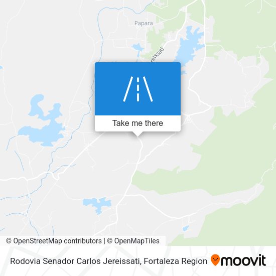 Rodovia Senador Carlos Jereissati map