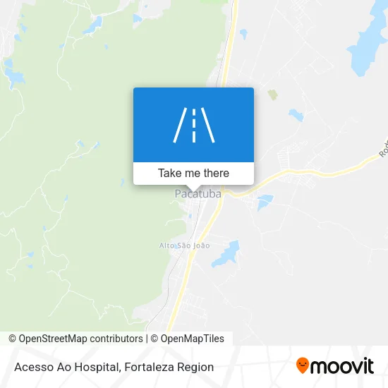 Acesso Ao Hospital map