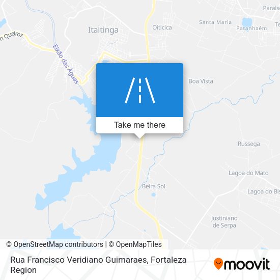 Rua Francisco Veridiano Guimaraes map