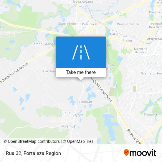 Rua 32 map