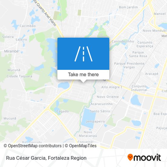 Rua César Garcia map