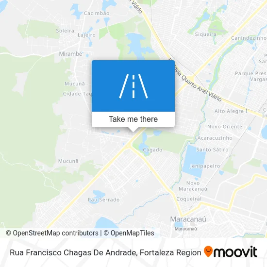Rua Francisco Chagas De Andrade map