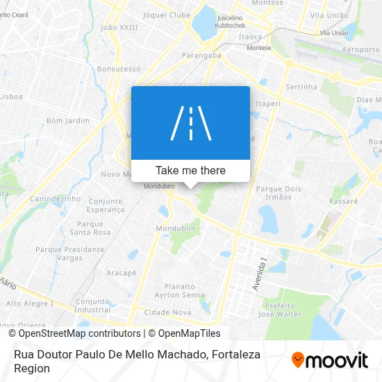Rua Doutor Paulo De Mello Machado map