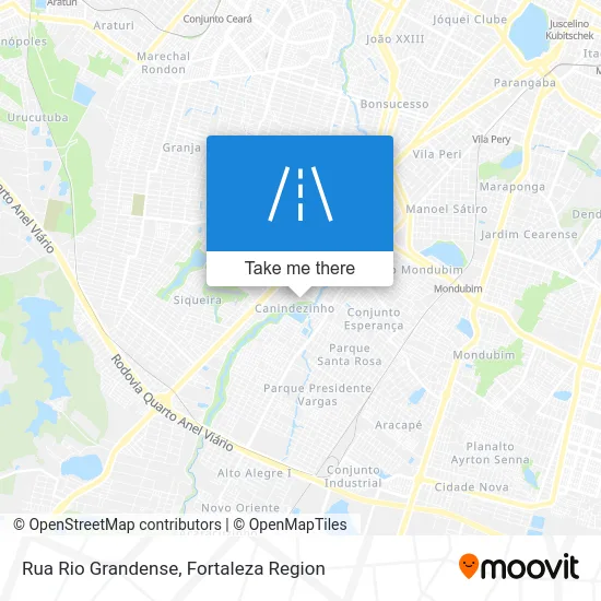 Rua Rio Grandense map