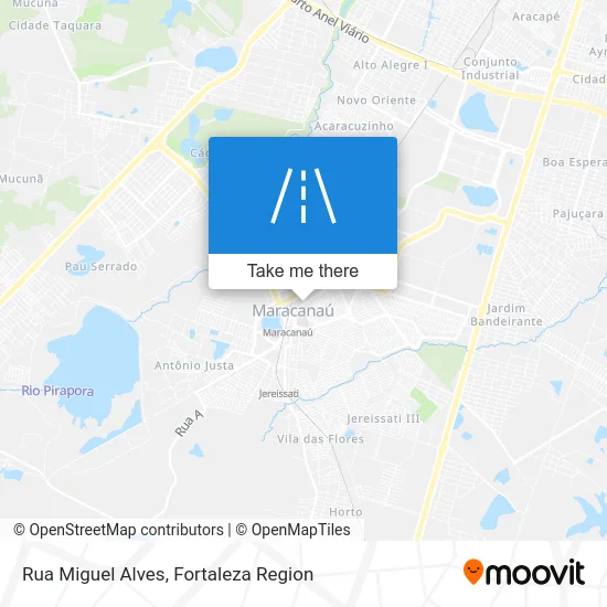 Rua Miguel Alves map